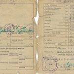 Zulassungsschein Januar 1957